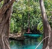 Visitors enjoying Chemka Springs